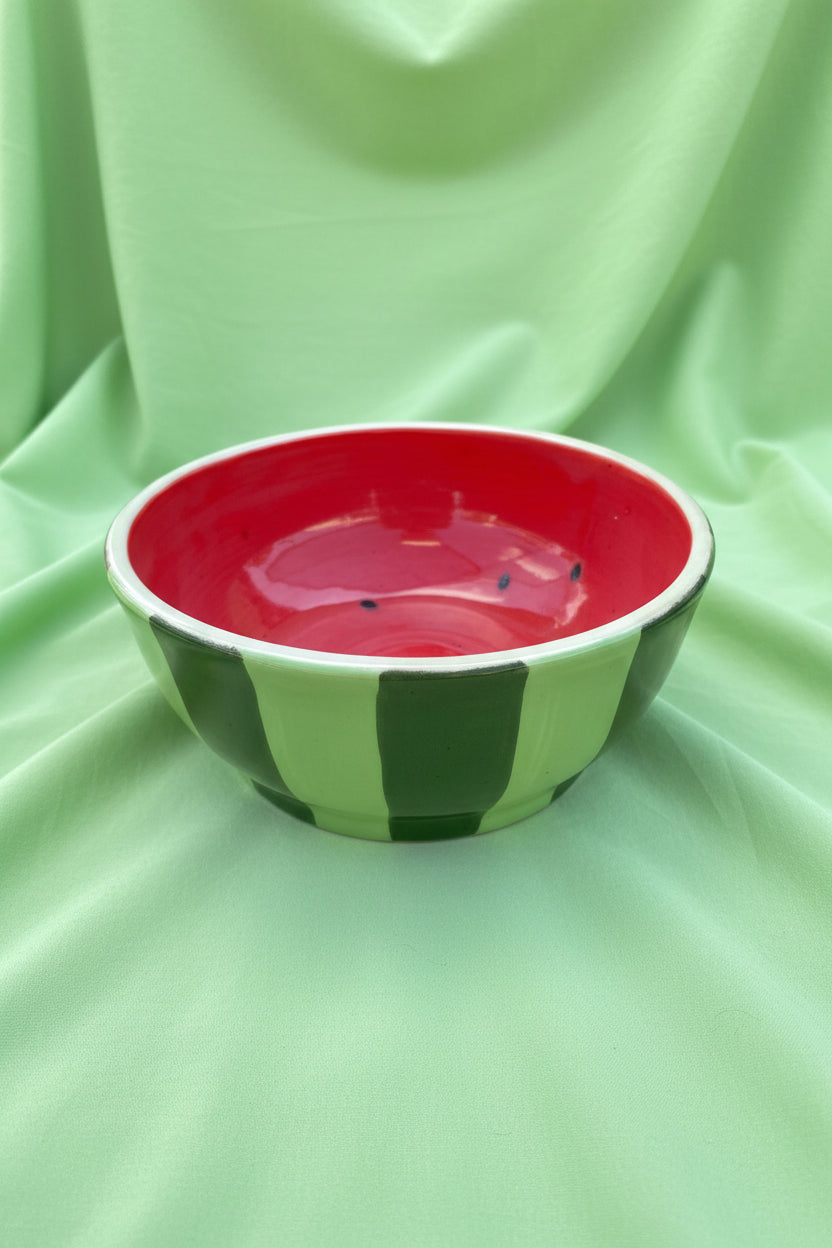 Hand painted Watermelon Bowl