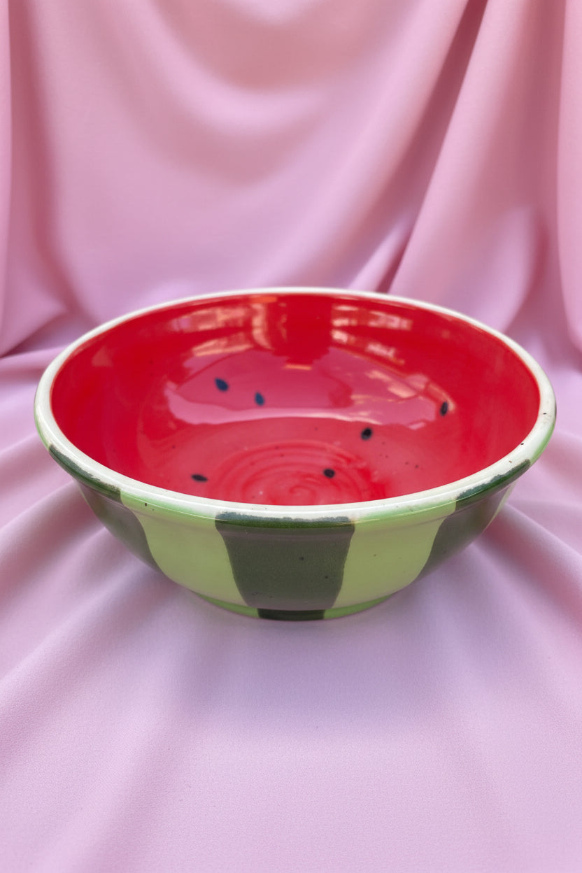 Hand painted Watermelon Bowl