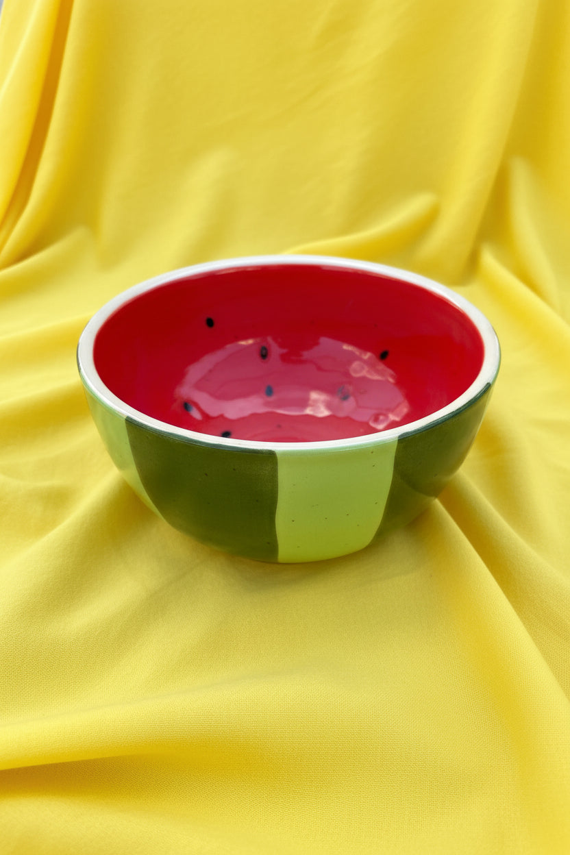 Hand painted Watermelon Bowl