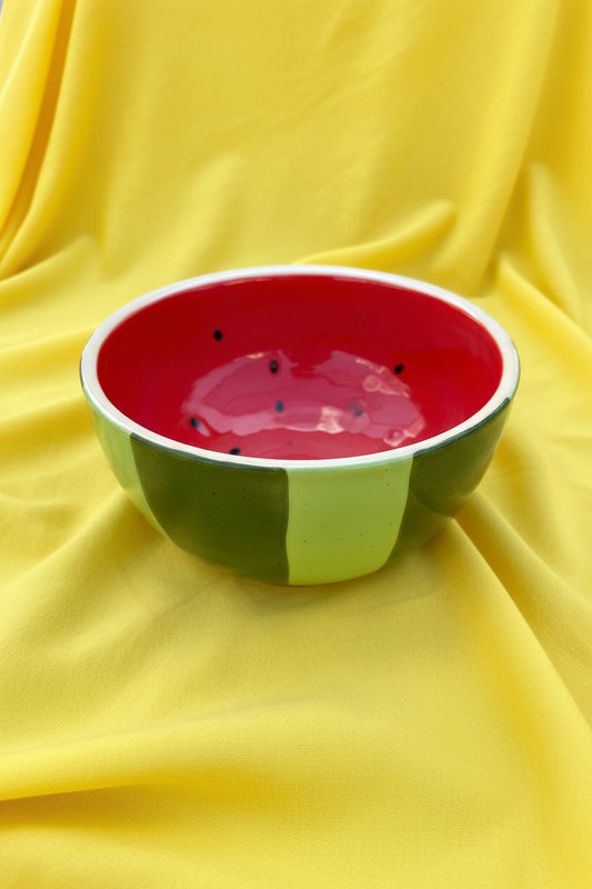 Hand painted Watermelon Bowl