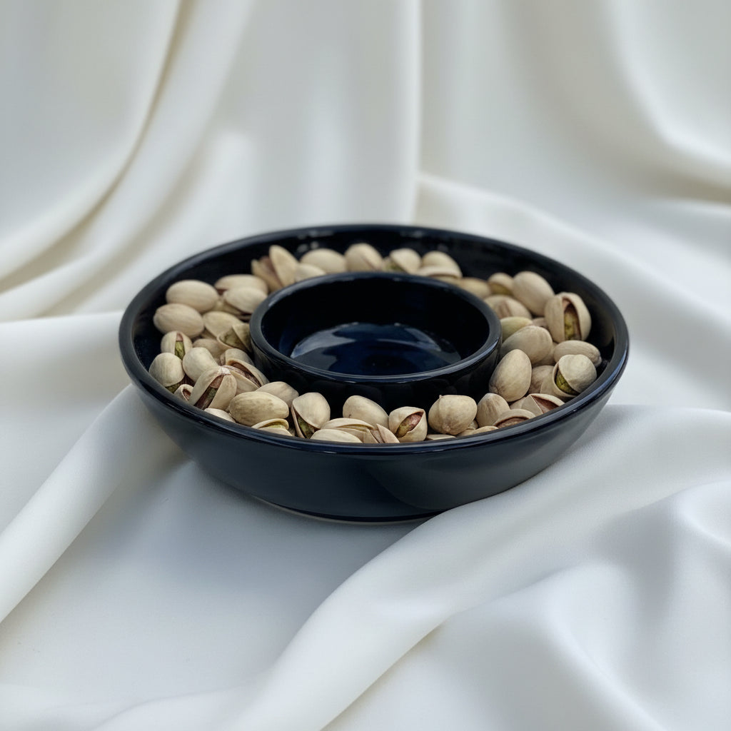 Pistachio Bowl/Personal Chip and Dip Bowl